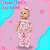 Boneca Pepita Com Sons De Bebê Lacinho E Roupinha Em Tecido - Imagem 10