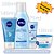 Kit - Nivea Facial Nutritivo _ Sabonete Gel Equlibrio+ 2 em 1 Leite de Limpeza e Tônico + Esfoliante Blueberry + Creme Nutritivo - Imagem 1