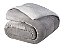 Coberdrom Dupla Face Com Sherpa Liso Queen 2,20mx2,40m Cinza - Imagem 2