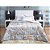 COBERDROM FLEECE DUPLA FACE CASAL AZUL FLORAL 200mX2,20m - Imagem 3