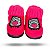 Bota Pantufa Infantil N 21/22 Coruja Rosa - Imagem 2