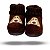 Bota Pantufa Infantil N 21/22 Cachorro Marrom - Imagem 3