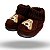 Bota Pantufa Infantil N 21/22 Cachorro Marrom - Imagem 1