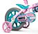 Bicicleta Aro 12 Feminina Nathor Charm Com Rodinha de Apoio - Imagem 4