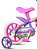 Bicicleta Aro 12 Feminina Nathor Violet Com Rodinha de Apoio - Imagem 5