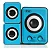 Caixa De Som Amplificada 2.1 Subwoofer ( Pc Gamer) AZUL - Imagem 3