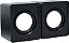 Caixa de Som 2.0 Mini 3W RMS Preta sem Logo - Imagem 1