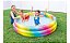 Piscina Infantil Inflavel Arco Iris 330L 1.47m x 33cm Intex - Imagem 2