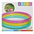 Piscina Infantil Inflável Colorida Anéis 63L Intex - Imagem 3