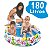 Piscina Inflavel 180 Litros 3 Aneis Estampa Fundo Do Mar - Imagem 3
