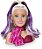 Nova Boneca Barbie Busto Cabelo Com Mecha Para Pentear Pupee - Imagem 3