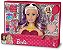 Nova Boneca Barbie Busto Cabelo Com Mecha Para Pentear Pupee - Imagem 9