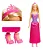 Boneca Barbie Princesa Loira Vestido De Tecido Mattel Dmm06 - Imagem 5