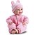 Boneca New Born Soninho - Diver Toys Cor:Rosa - Imagem 7