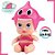 BONECA LITTLE BOLLS TUBARAOZINHO DIVER TOYS REF 8092 Cor:Rosa - Imagem 3