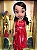 BONECA PRICESA ELENA MUSICAL OLHOS DE CRISTAL LINDA 40CM - Imagem 1