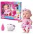 Boneca Bee Baby Mágica Faz Xixi C/ Mamadeira E Bastão Mágico Bee Toys - Imagem 1