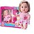 Boneca Bee Baby Mágica Faz Xixi C/ Mamadeira E Bastão Mágico Bee Toys - Imagem 3