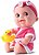Boneca Cuties Banho Beetoys - Vinil 0866 - Imagem 4