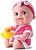 Boneca Cuties Banho Beetoys - Vinil 0866 - Imagem 2