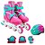Kit Patins Infantil Menina Ajustavel 34-37 Kit De Protecao - Imagem 9
