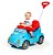 Carrinho Passeio Infantil Pedal Empurrador 1300 Fouks Azul - Imagem 8