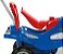Carrinho Passeio Infantil Empurrador Pedal Bebe Cross Azul - Imagem 2