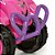 Carrinho Passeio Infantil Empurrador Pedal Bebe Cross Rosa - Imagem 10
