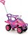 Carrinho Passeio Infantil Empurrador Pedal Bebe Cross Rosa - Imagem 1