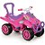 Carrinho Passeio Infantil Empurrador Pedal Bebe Cross Rosa - Imagem 8