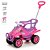 Carrinho Passeio Infantil Empurrador Pedal Bebe Cross Rosa - Imagem 3
