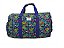 BOLSA MALA DE VIAGEM PEQUENA FLORAL AZUL CHENSON - Imagem 1