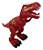 DINOSSAURO COM SOM E LUZ SOLTA OVO DINOPARK BEE TOYS Cor:Vermelho - Imagem 1