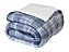 Coberdrom Dupla Face Com Sherpa Estampado Queen 2,20mx2,40m Xadrez Azul - Imagem 5