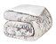 Coberdrom Dupla Face Com Sherpa Liso Queen 2,40mx2,60m Floral Bege - Imagem 7