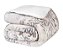 Coberdrom Dupla Face Com Sherpa Liso Queen 2,40mx2,60m Floral Bege - Imagem 6