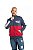 Jaqueta De Moletom Com Ziper Adulto Azul Vermelho Yellowl P - Imagem 1