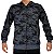 Jaqueta De Moletom Com Ziper Adulto Camuflada Preto Yellowl P - Imagem 1