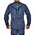 Jaqueta De Moletom Com Ziper Adulto Azul Mescla Yellowl P - Imagem 5