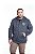 Jaqueta De Moletom Com Ziper Adulto Azul Mescla Yellowl P - Imagem 1