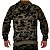 Blusa De Moletom Adulto Camuflada Verde Yellowl GG - Imagem 3