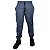 Calça Moletom Adulto Mescla Azul M - Imagem 1