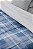 Coberdrom Dupla Face Com Sherpa Estampado Casal 2,00mx2,20m Xadrez Azul - Imagem 3