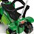 Carrinho Passeio Infantil Empurrador Pedal Bebe Cross Verde - Imagem 5