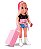 Boneca Viajante Com Mala e Acessorios Para Viagem - Imagem 1