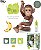 Boneco Caco Macaco Vinil - C/ Acessorios - 33cm Altura - Omg - Imagem 3