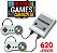 Video Game Super Mini Snes 2 Controles Com 600 Jogos - Imagem 1