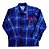CAMISA FLANELADA C/ LENÇO XADREZ INFANTIL - Imagem 1