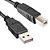 Cabo USB de para Impressoras 2M Preto OS-495 - Imagem 2