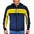 Jaqueta De Moletom Com Ziper Adulto Azul e Amarelo Yellowl M - Imagem 1